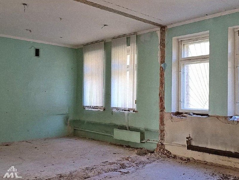 В Зелёном Луге реконструируют здание под центр для детей с особенностями развития