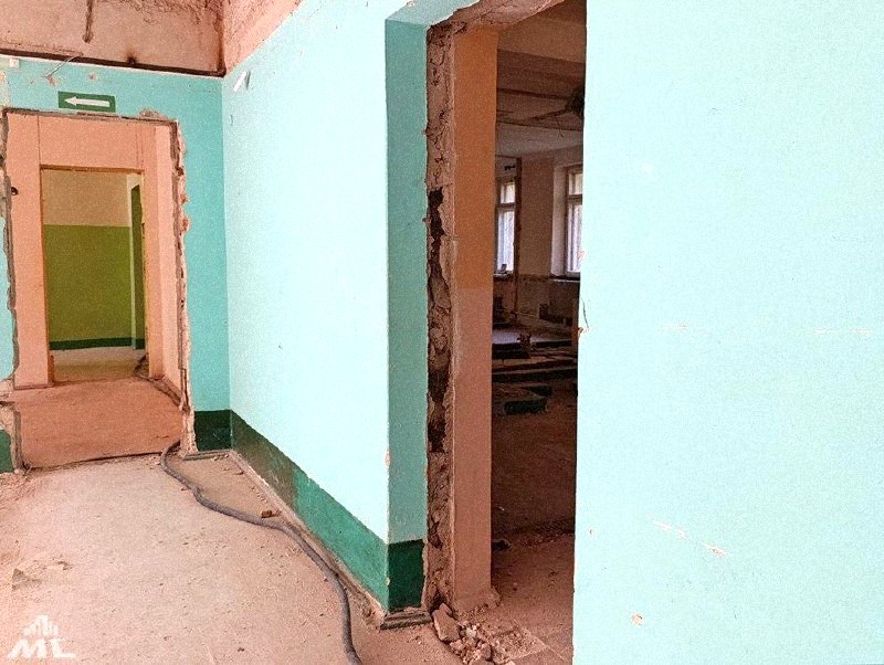 В Зелёном Луге реконструируют здание под центр для детей с особенностями развития