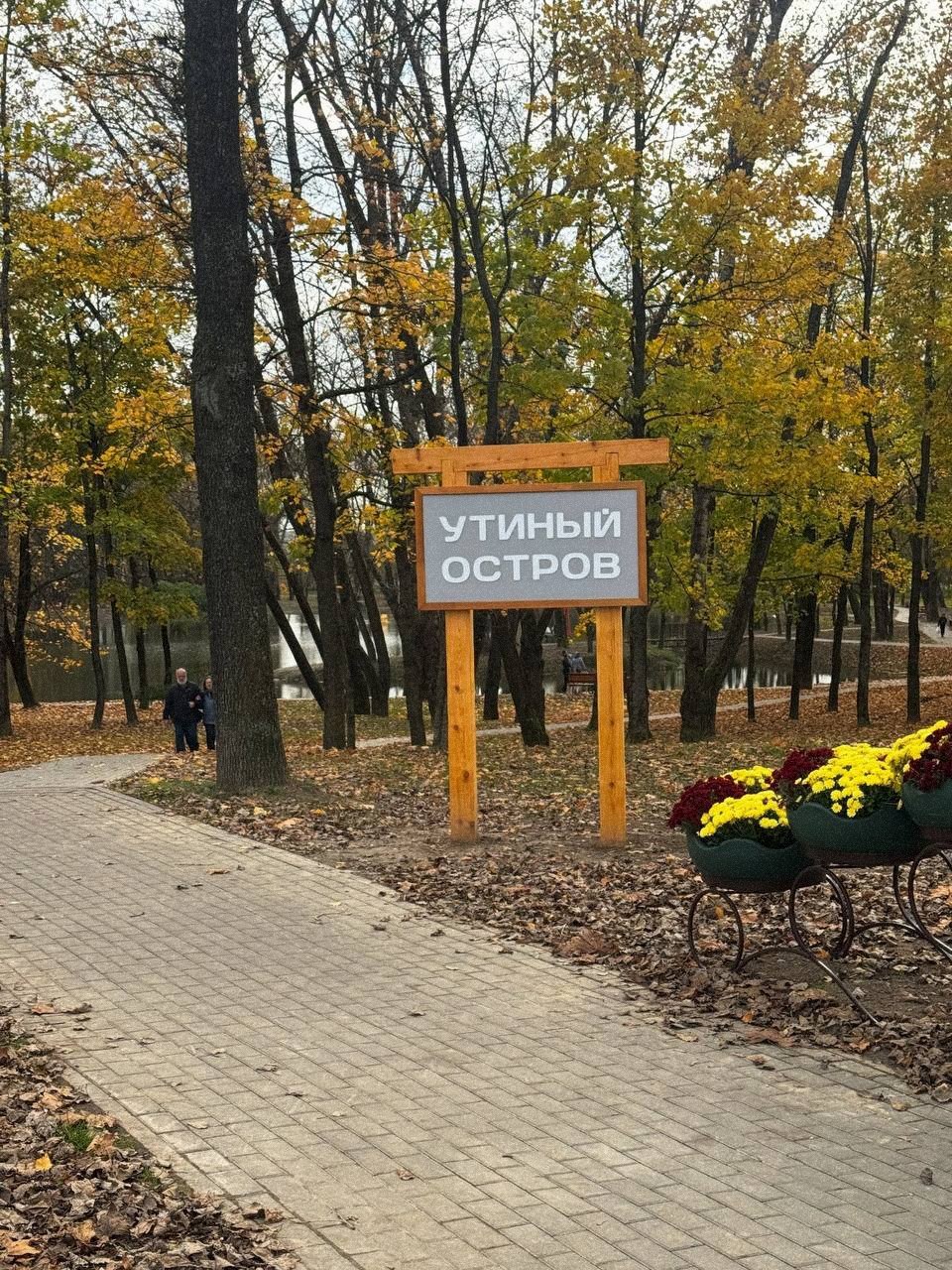 В Минске появилась новая зона отдыха под названием «Утиный остров»